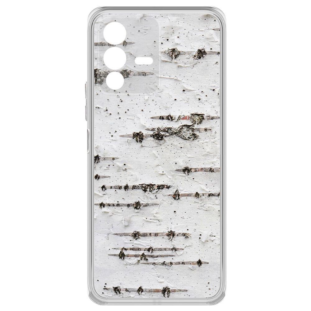 

Чехол-накладка Krutoff Clear Case Березка для Vivo V23, Прозрачный