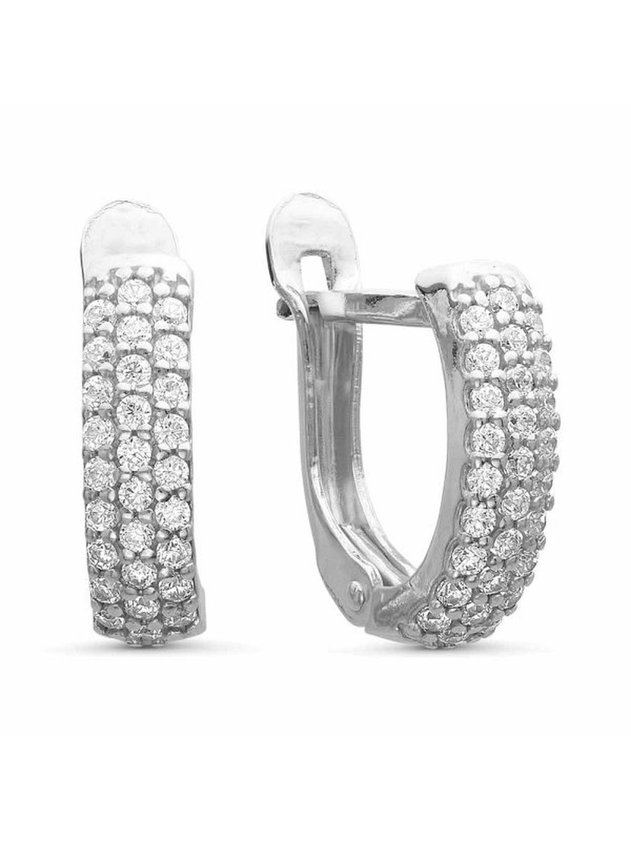 

Серьги из серебра TEO MAORI 83387866Д, фианит, 83387866Д