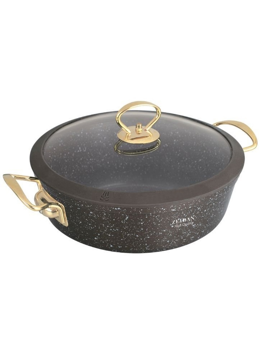 

Жаровня Zeidan Espresso с антипригарным покрытием 26 см 3,6 л, Серый;черный, Z-501011 Espresso