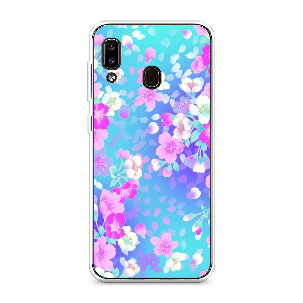 

Чехол Awog на Samsung Galaxy A20/A30 "Яблоневые цветы", Разноцветный, 27650-8