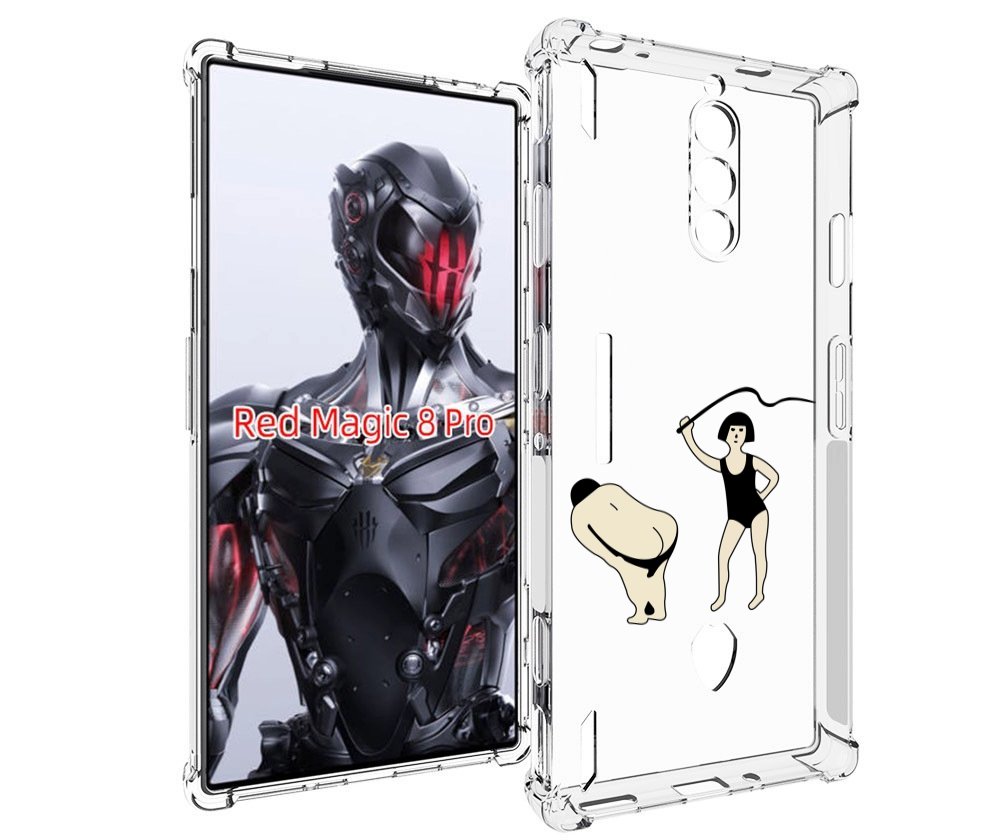 

Чехол MyPads женщина-наказывает для ZTE Nubia Red Magic 8 Pro / Red Magic 8 Pro Plus, Tocco