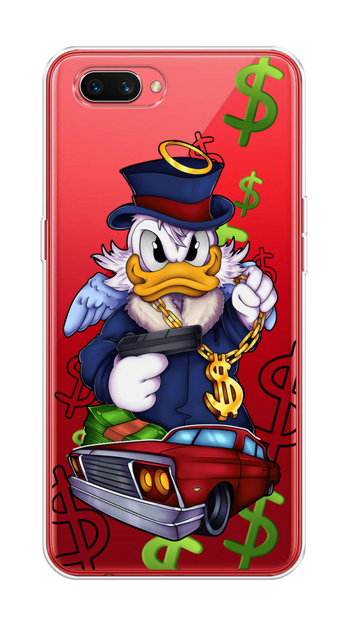 

Чехол на Oppo A3s "Scrooge McDuck with a Gold Chain", Красный;синий;белый, 250650-6