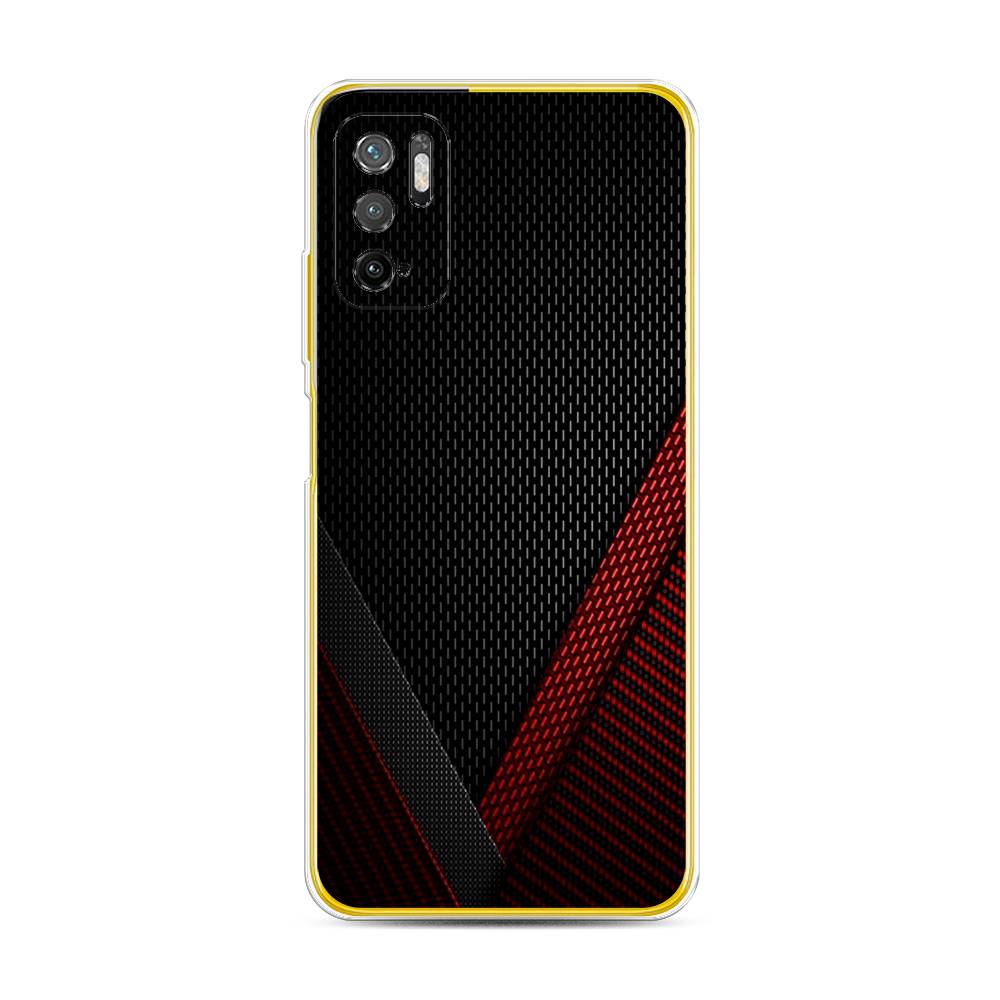 

Чехол Awog на Poco M3 Pro "Красный карбон", Разноцветный, 311050-3