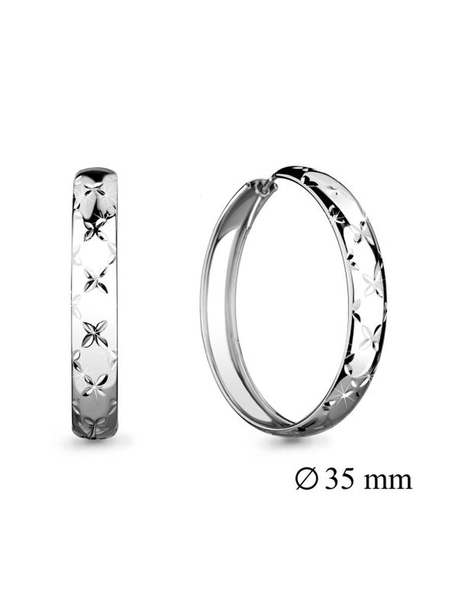 

Серьги конго из серебра TEO MAORI 831441.5, 831441.5