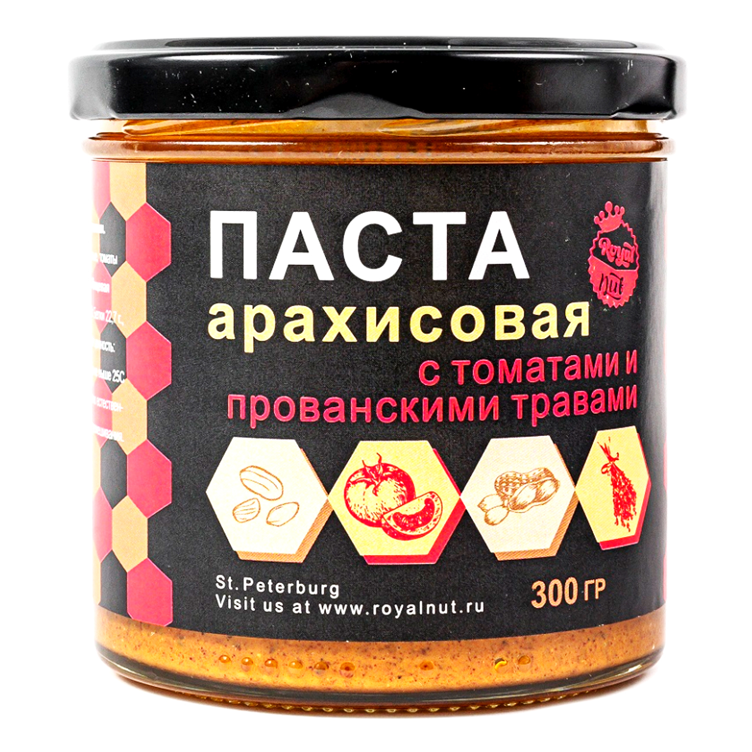 

Арахисовая паста с ТОМАТАМИ и прованскими ТРАВАМИ 300г