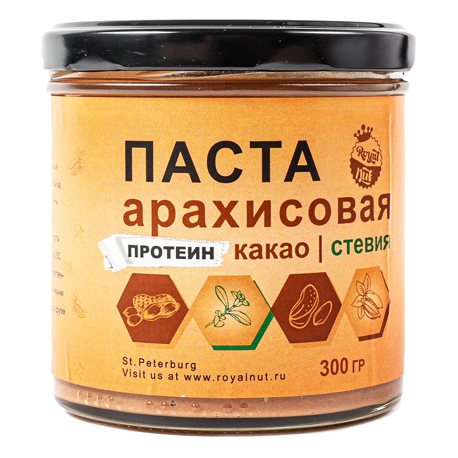 

Арахисовая паста с ШОКОЛАДОМ и ПРОТЕИНОМ 300г