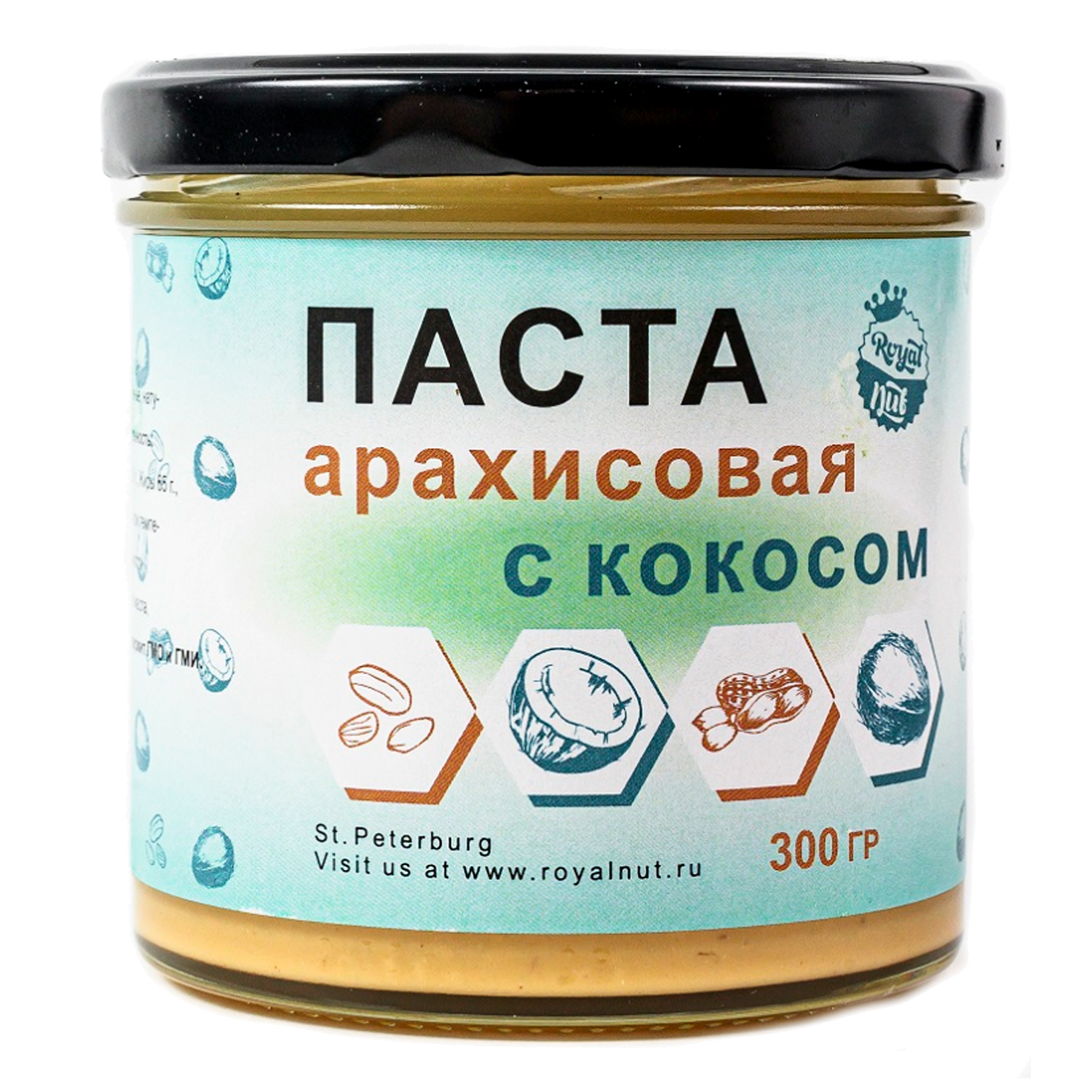 

Арахисовая паста с КОКОСОМ 300г