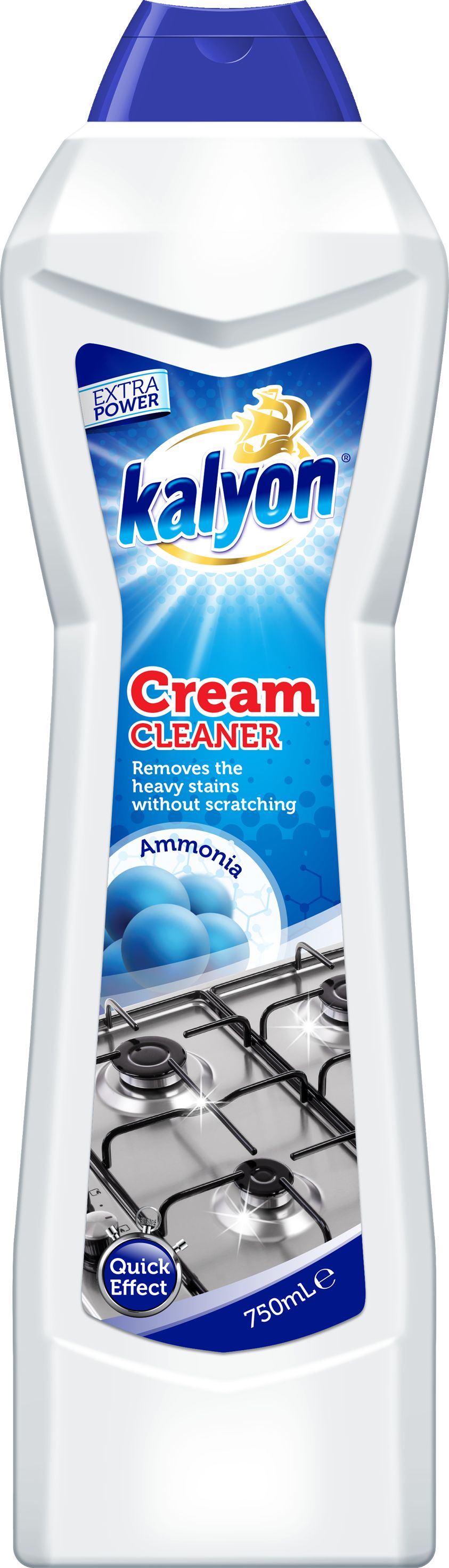 Чистящий крем для кухни и ванной Kalyon Cream Cleaner с Аммиаком 750 мл