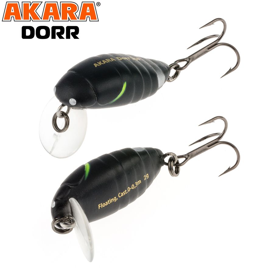 

Воблер Akara Dorr 30F 2,0 гр 1/14 oz 1,2 in A27, Разноцветный, Dorr