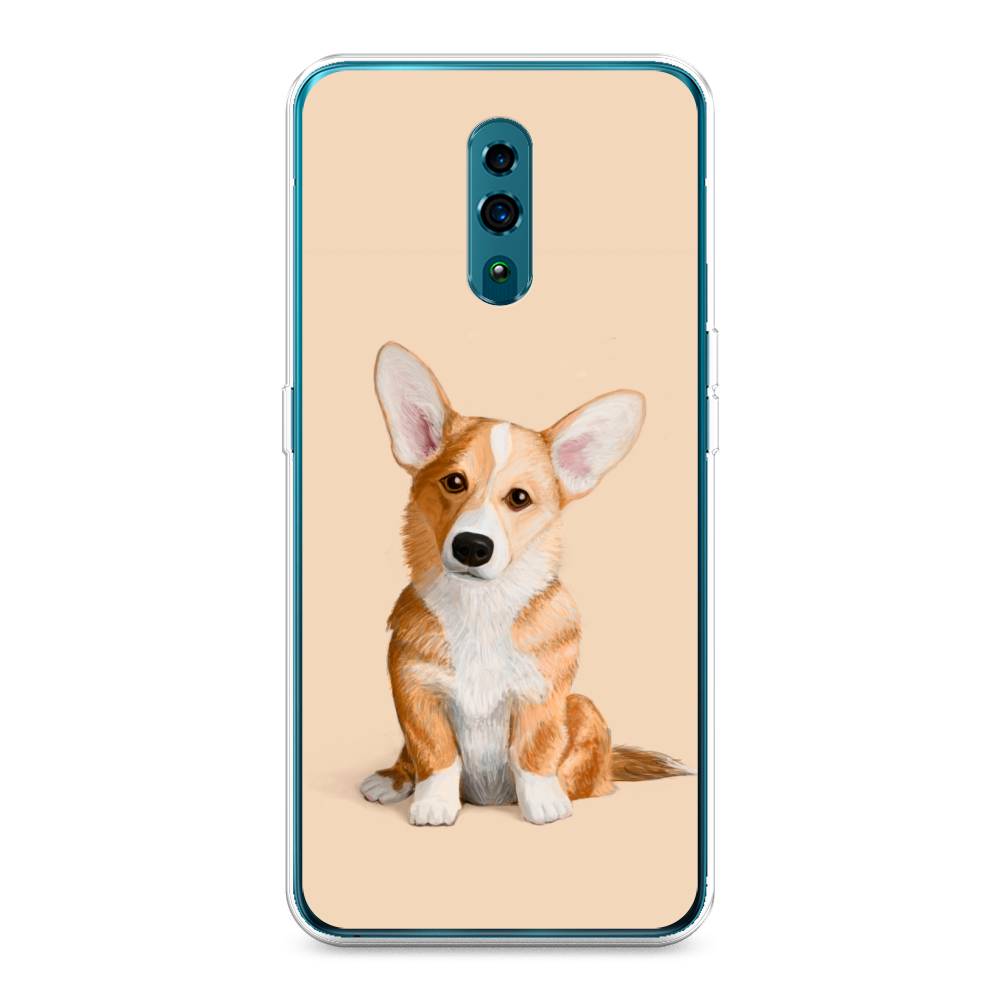 

Чехол для Oppo Reno "Грустный Корги", Коричневый;бежевый, 250750-1