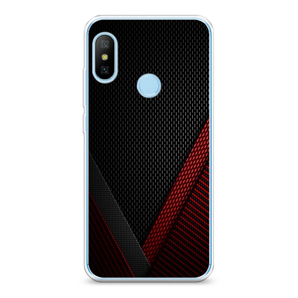 

Чехол Awog на Xiaomi A2 Lite/Redmi 6 Pro "Красный карбон", Разноцветный, 34050-3