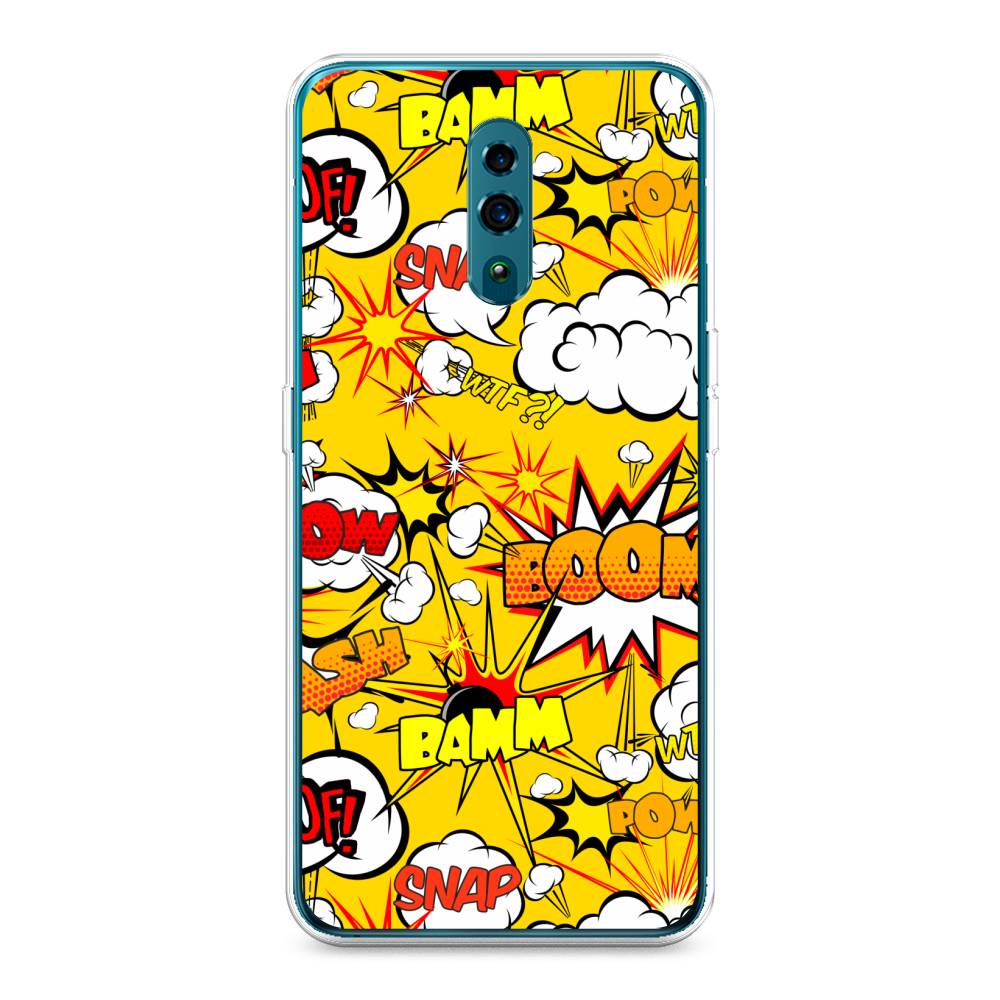 

Чехол для Oppo Reno "Поп Арт эффекты", Желтый;белый;оранжевый, 250750-6