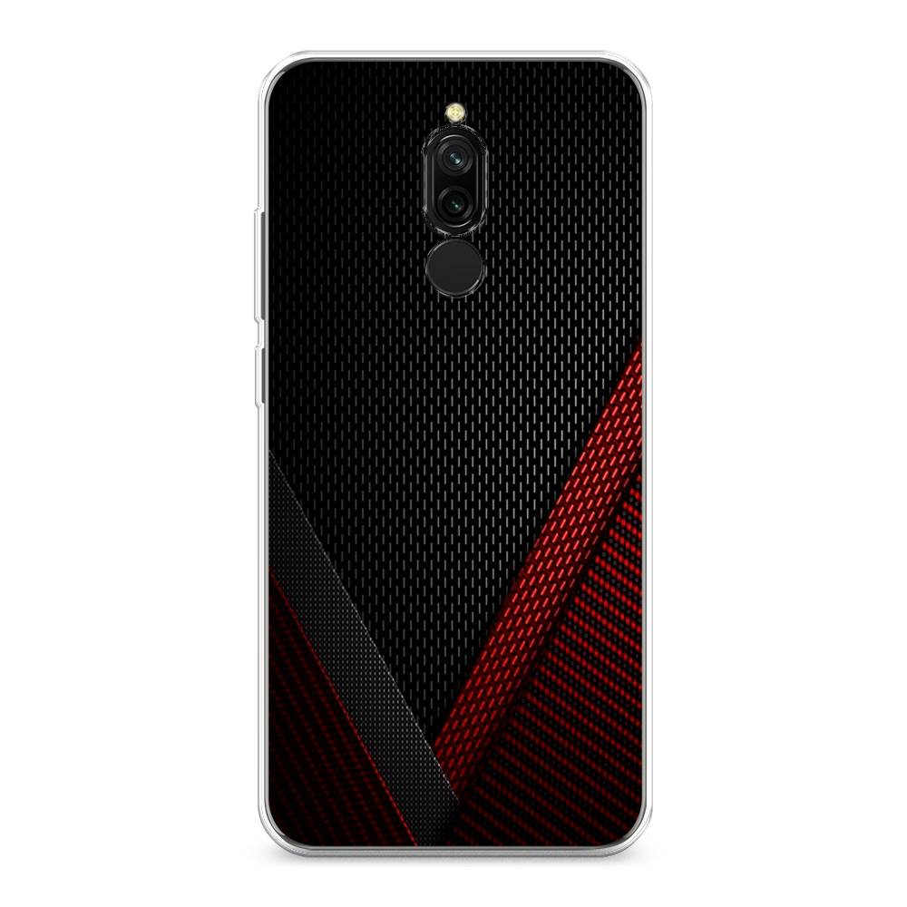 

Чехол Awog на Xiaomi Redmi 8 "Красный карбон", Разноцветный, 37150-3