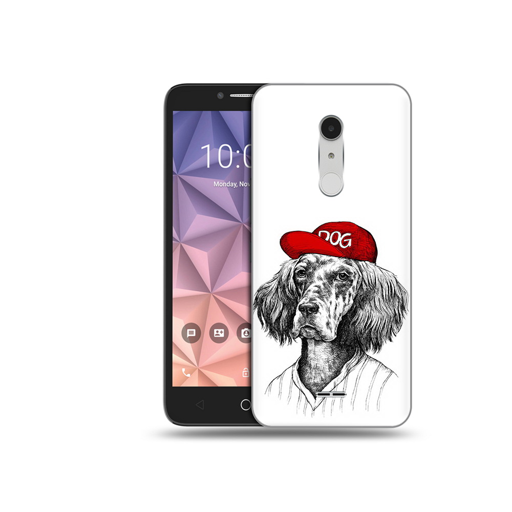 

Чехол MyPads Tocco для Alcatel A3 XL дог, Прозрачный, Tocco