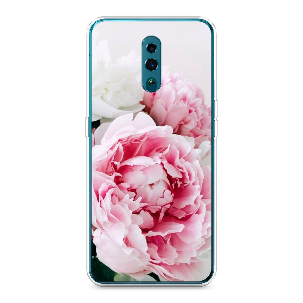 

Чехол для Oppo Reno "Розовые и белые пионы", Розовый;белый, 250750-2