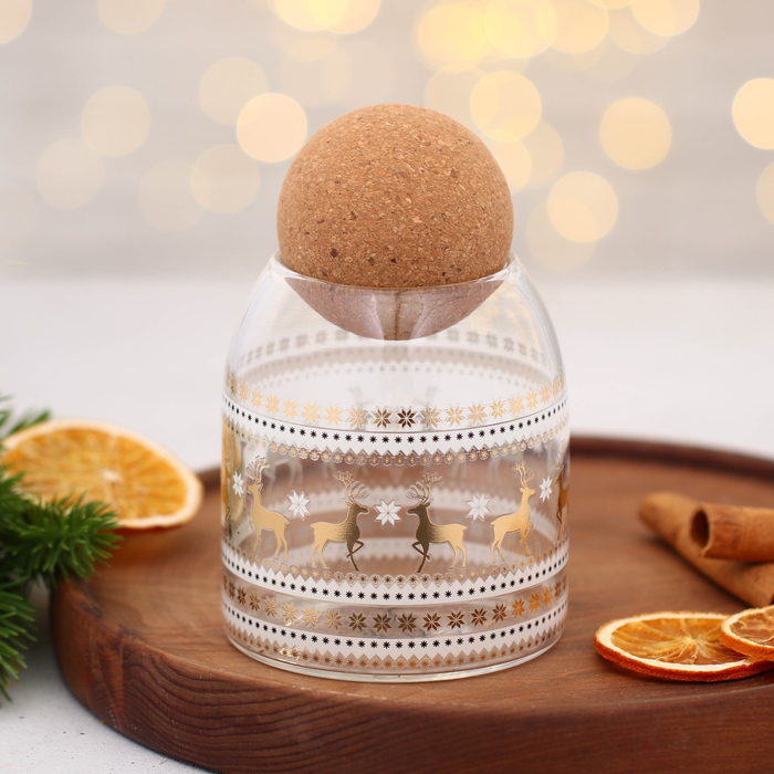 

Банка для хранения Дорого внимание, время чудес, 500 мл, Прозрачный