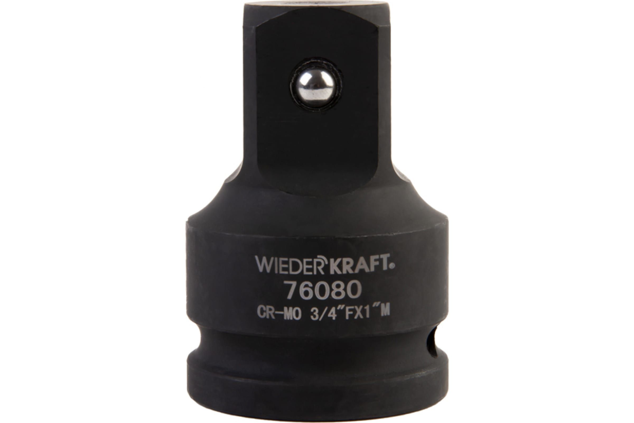 WIEDERKRAFT Переходник ударный F3/4- M1 WDK-76080 wiederkraft переходник ударный f3 4 m1 wdk 76080