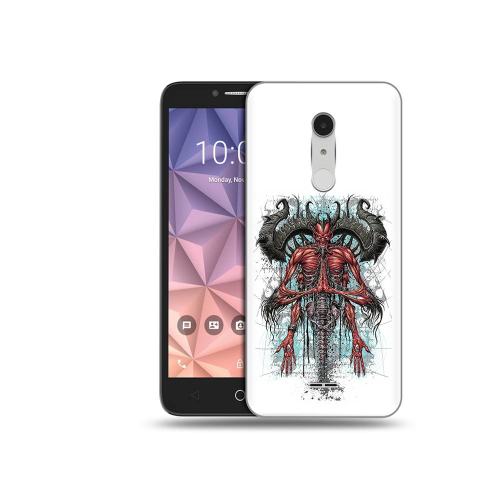 

Чехол MyPads Tocco для Alcatel A3 XL дьявол, Прозрачный, Tocco