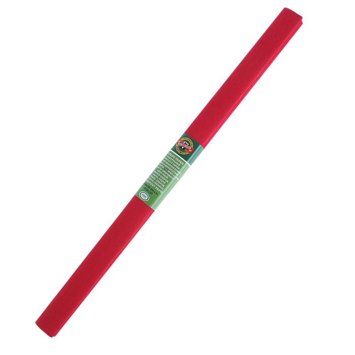 

Бумага креповая поделочная Koh-I-Noor 50*200 см 9755/07 красная тёмная (10 шт), Красный
