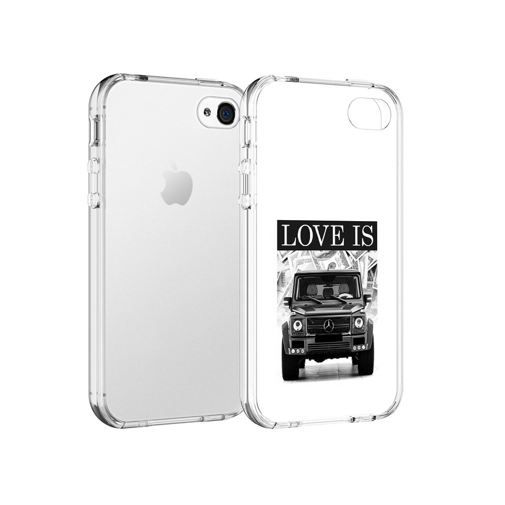 

Чехол MyPads Tocco для Apple iPhone 4 гелик, Прозрачный, Tocco