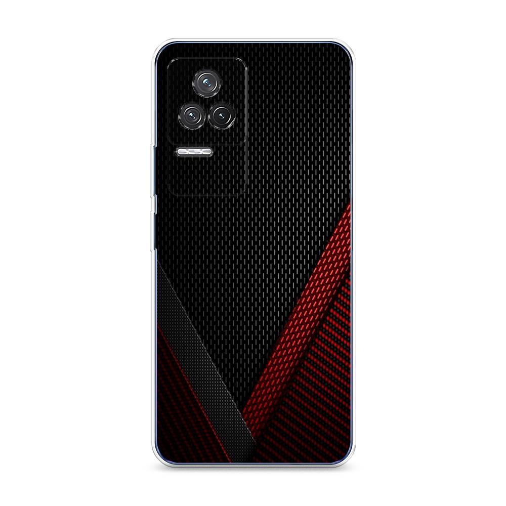 

Чехол Awog на Xiaomi Redmi K50 "Красный карбон", Разноцветный, 312250-3