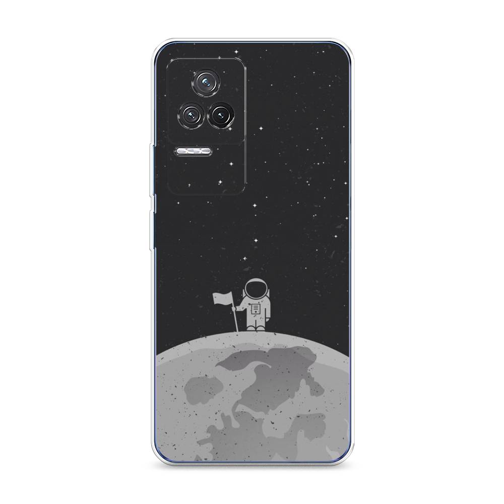 

Чехол Awog на Xiaomi Redmi K50 "Первый на Луне", Разноцветный, 312250-4
