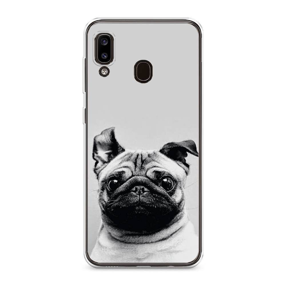 

Чехол Awog на Samsung Galaxy A30/A20 "Ушастый мопс", Разноцветный, 27550-1