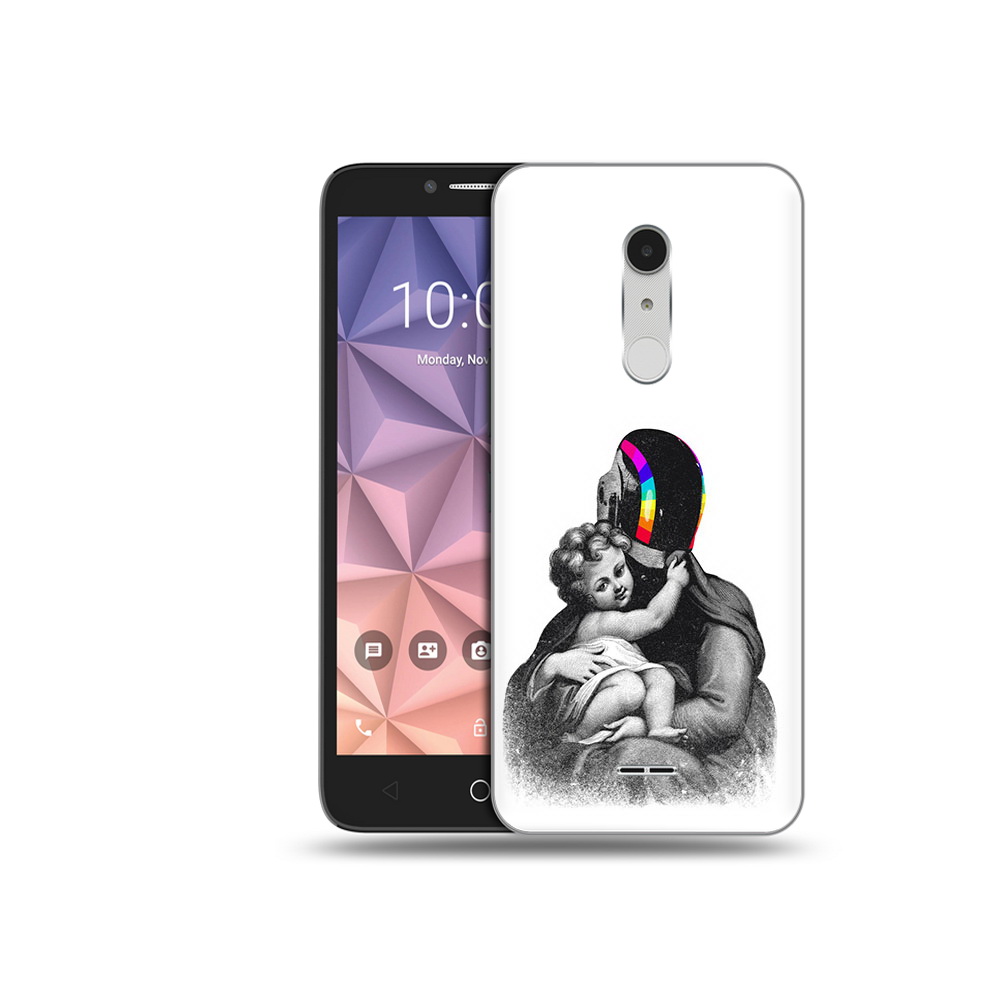 

Чехол MyPads Tocco для Alcatel A3 XL защитник в шлеме, Прозрачный, Tocco