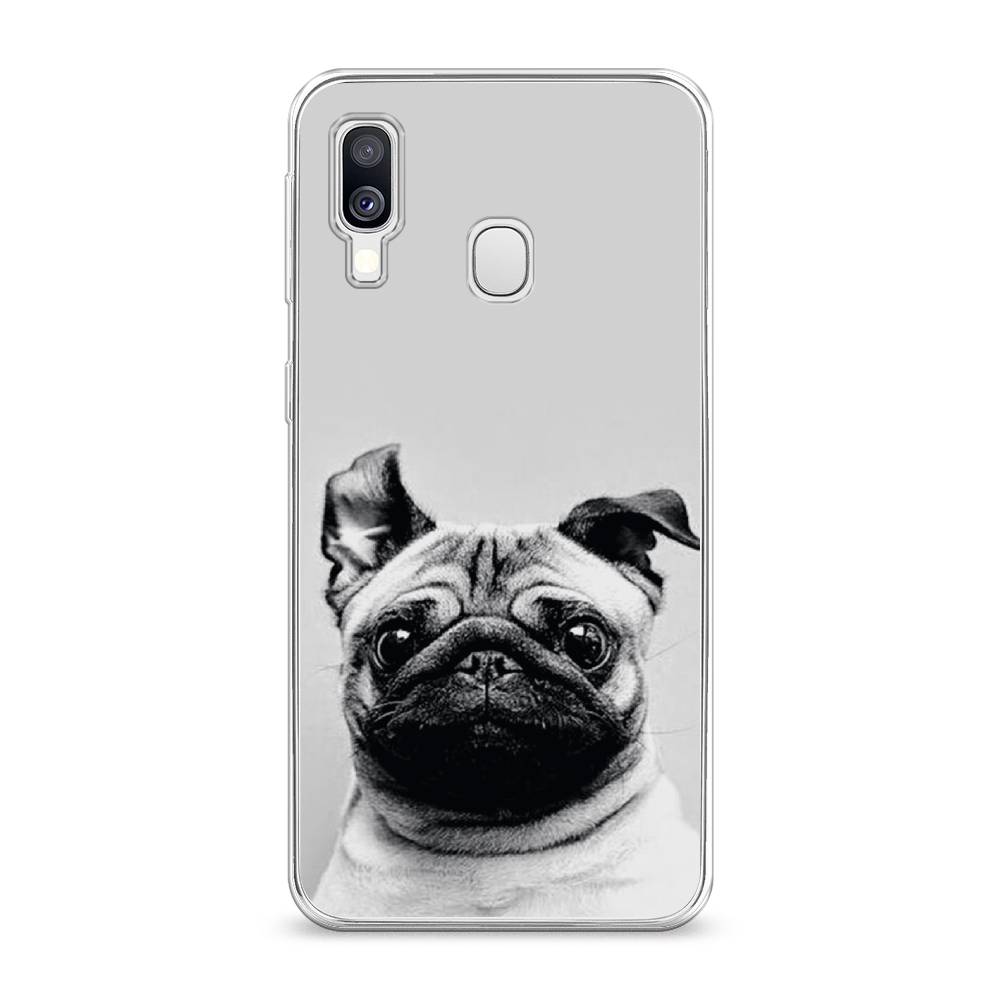 

Чехол Awog на Samsung Galaxy A40 "Ушастый мопс", Разноцветный, 28050-1