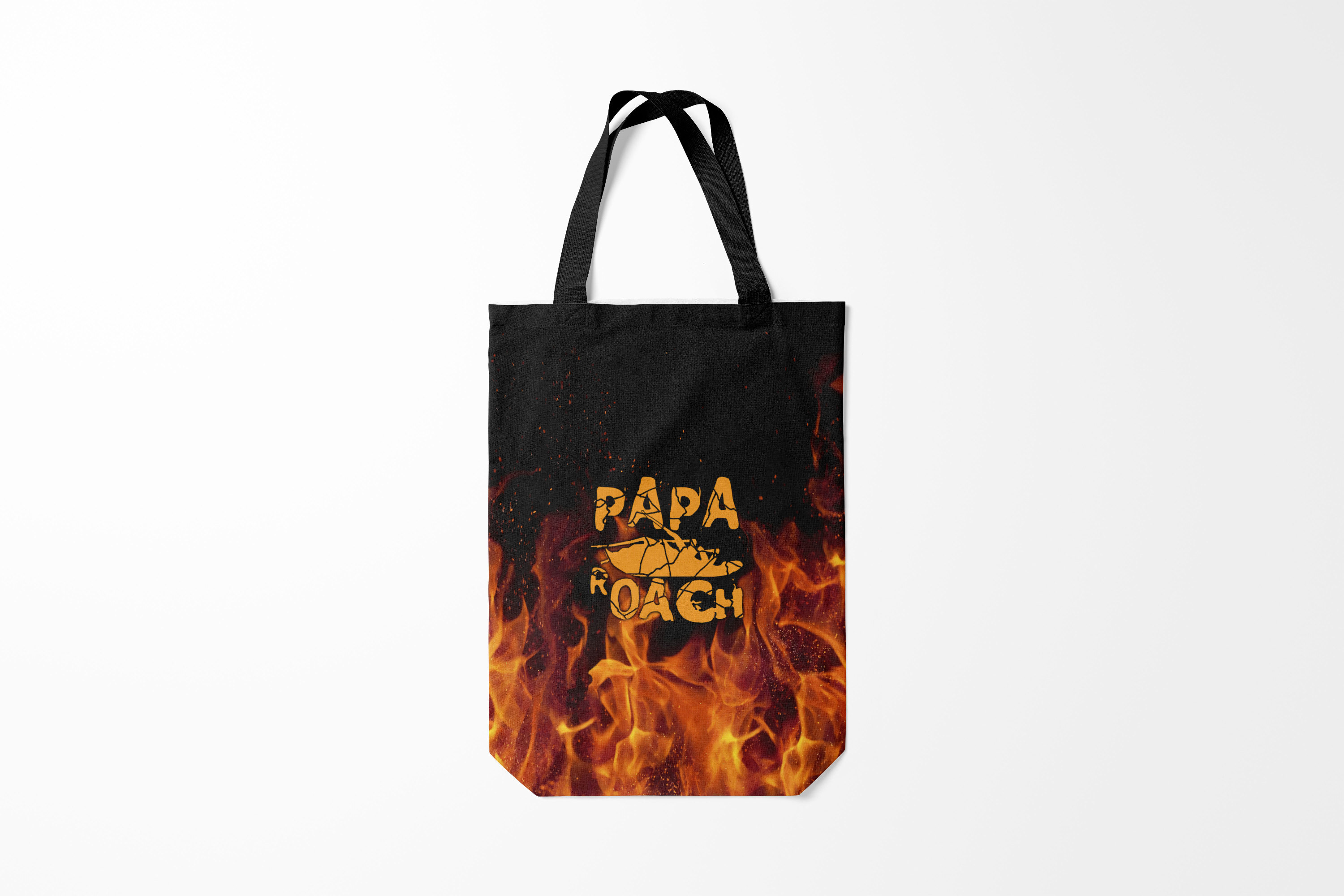 

Сумка шoппер унисекс Burnettie Papa Roach, черный, Papa Roach