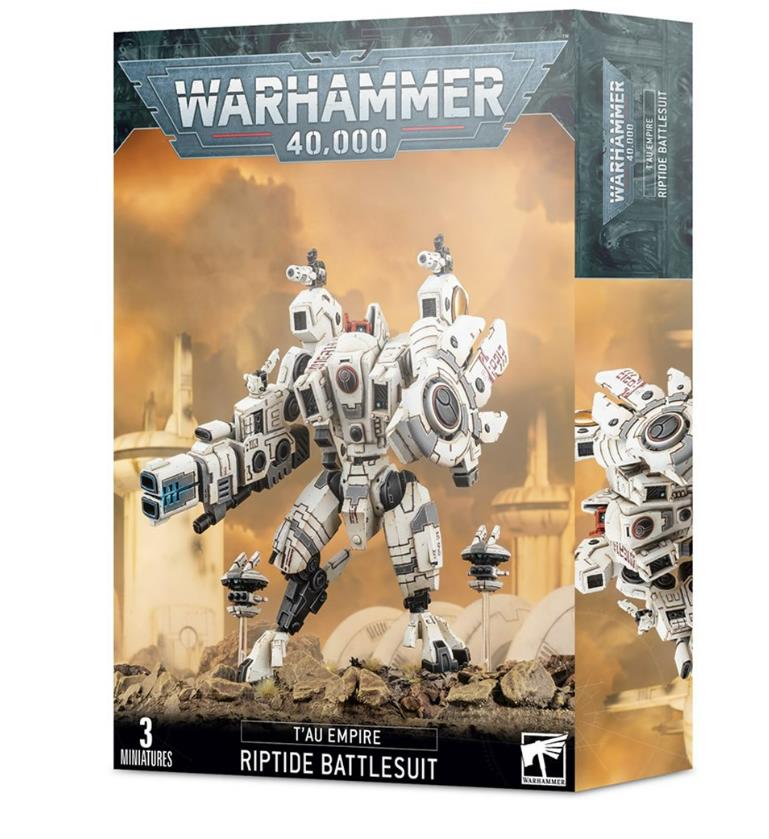 Миниатюра Corvus Belli для игры WH40K: T'au Empire Riptide Battlesuit 2022