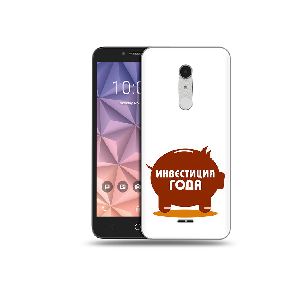 

Чехол MyPads Tocco для Alcatel A3 XL инвестиция, Прозрачный, Tocco