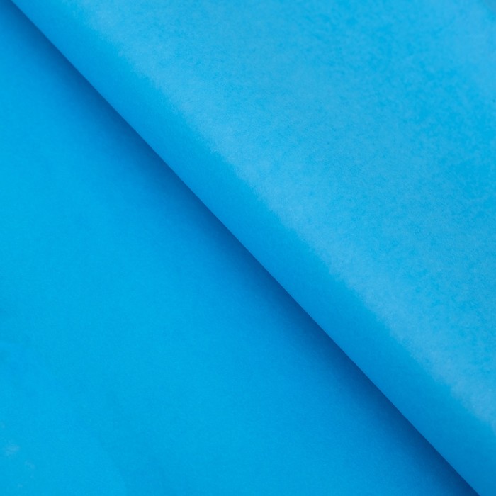 Бумага тишью, голубая, 50 х 66 см (10 шт)