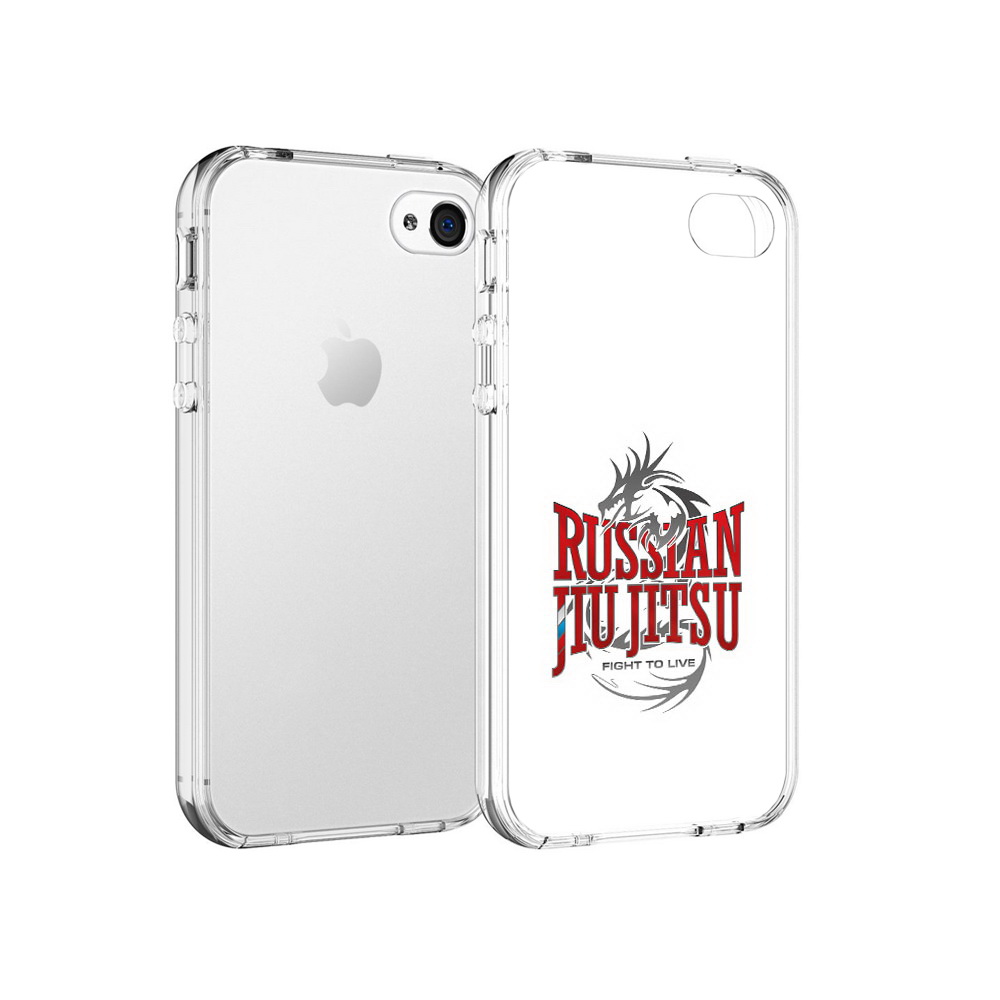 

Чехол MyPads Tocco для Apple iPhone 4 джиу джитсу, Прозрачный, Tocco