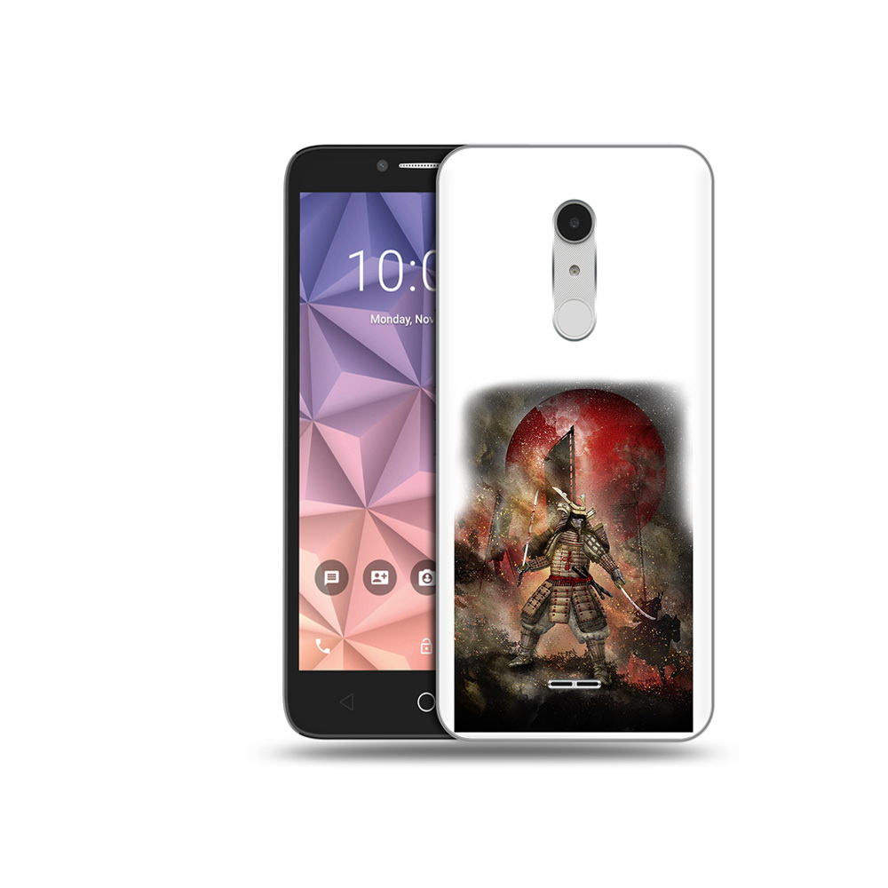 

Чехол MyPads Tocco для Alcatel A3 XL китайскийвоин, Прозрачный, Tocco