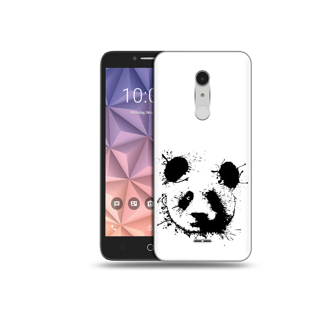 

Чехол MyPads Tocco для Alcatel A3 XL клякса-панда, Прозрачный, Tocco