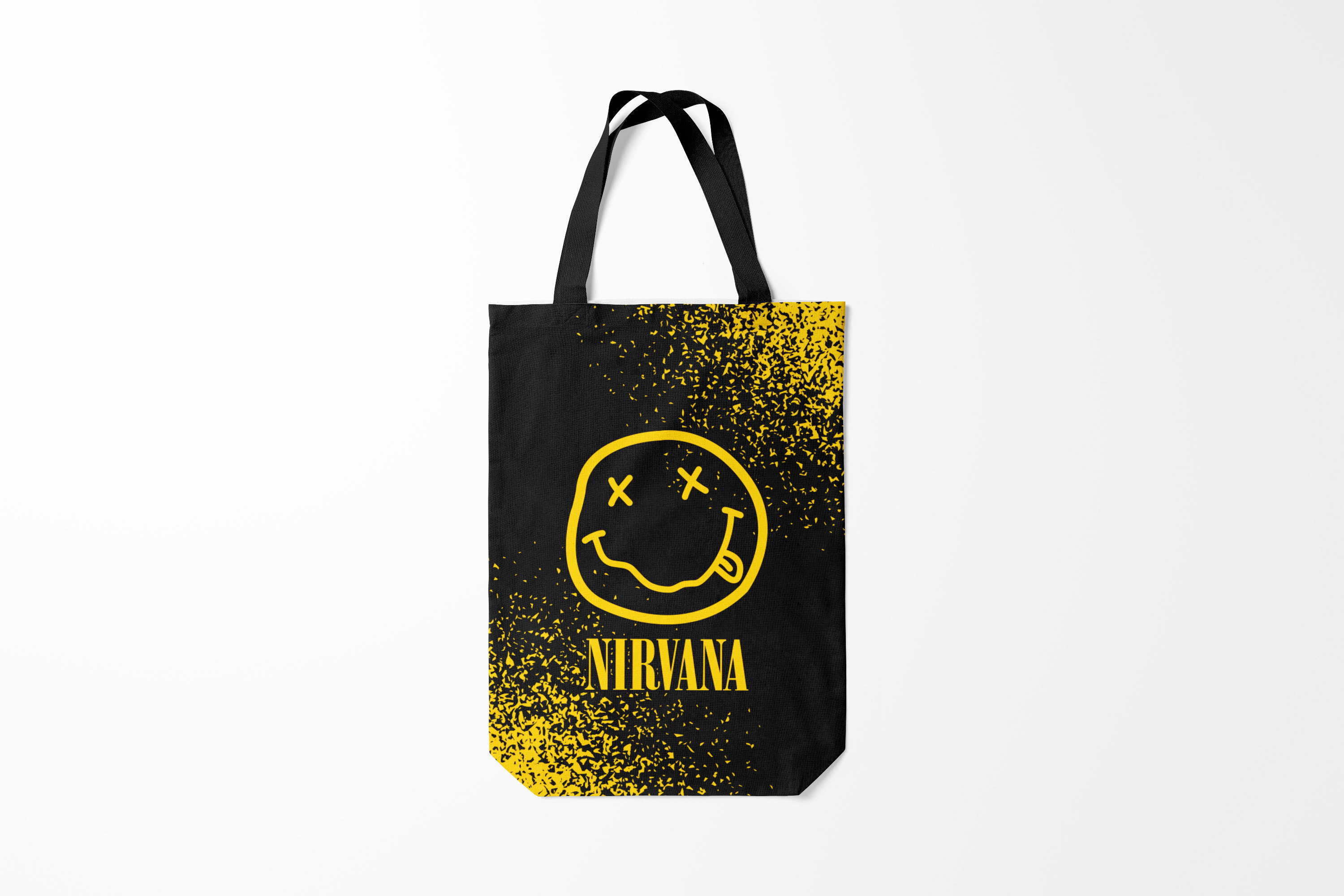

Сумка шoппер унисекс Burnettie Nirvana НИРВАНА, черный, Nirvana НИРВАНА