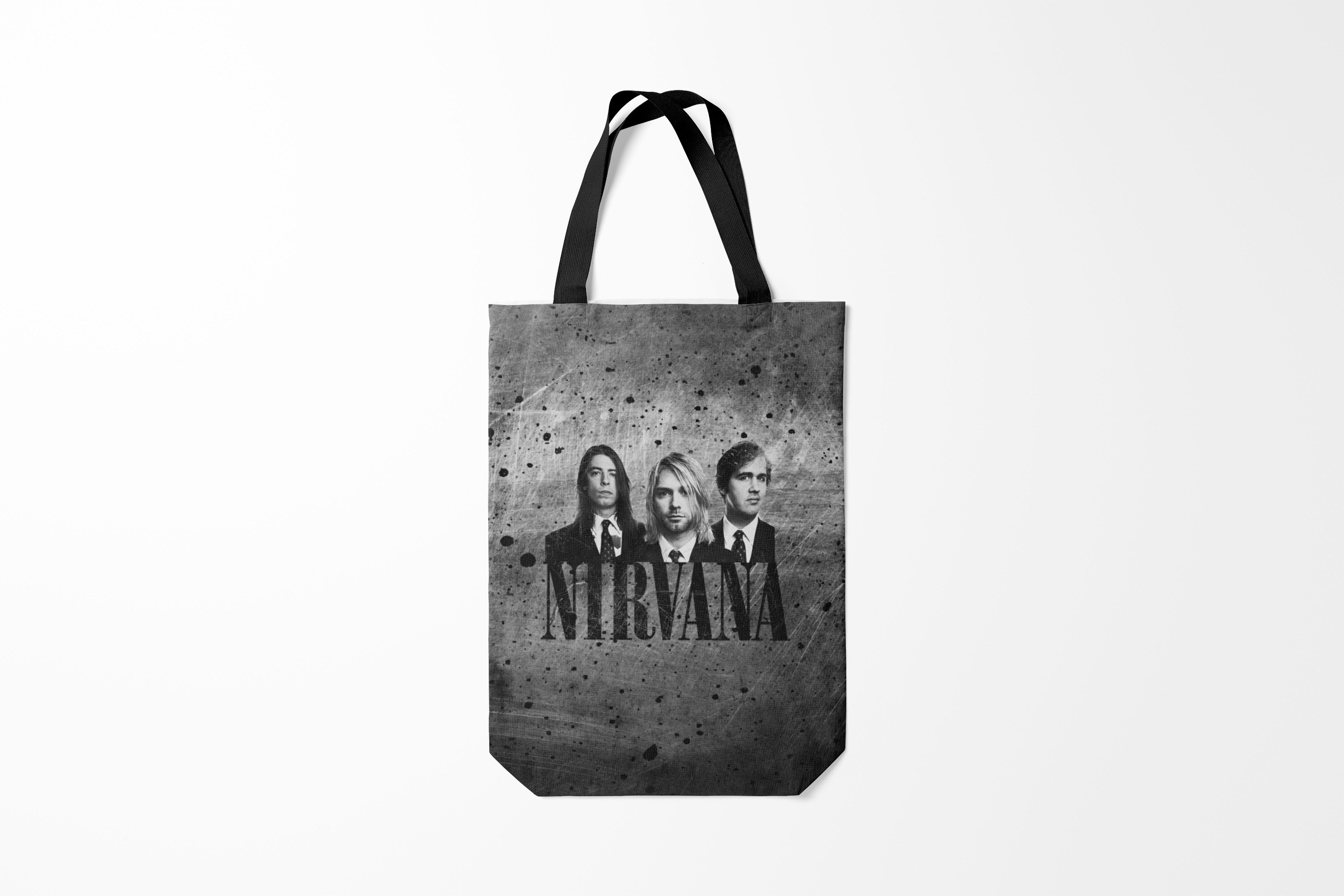 

Сумка шoппер унисекс Burnettie Nirvana Нирвана, серый, Nirvana Нирвана