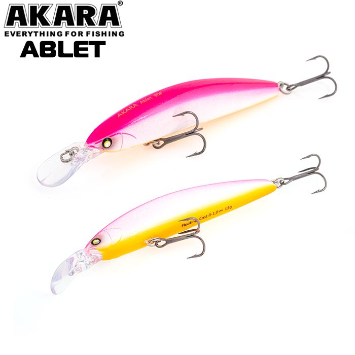 

Воблер Akara Ablet 90S 14 гр 1/2 oz 3,5 in A168, Разноцветный, Ablet