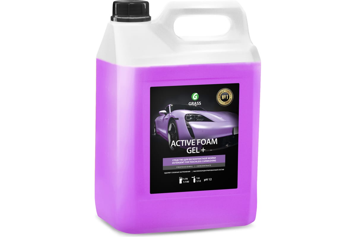 

Автошампунь Active Foam GEL+ 6 кг Grass 113181