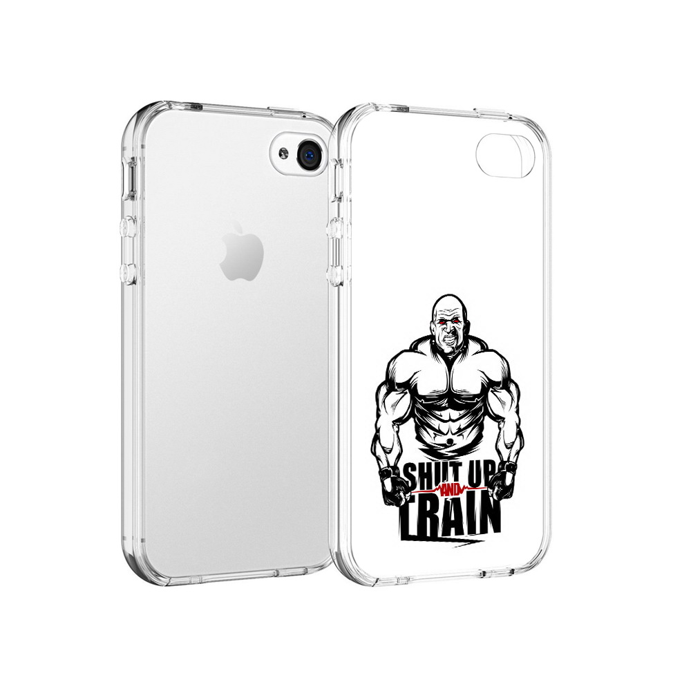 

Чехол MyPads Tocco для Apple iPhone 4 здоровое тело, Прозрачный, Tocco