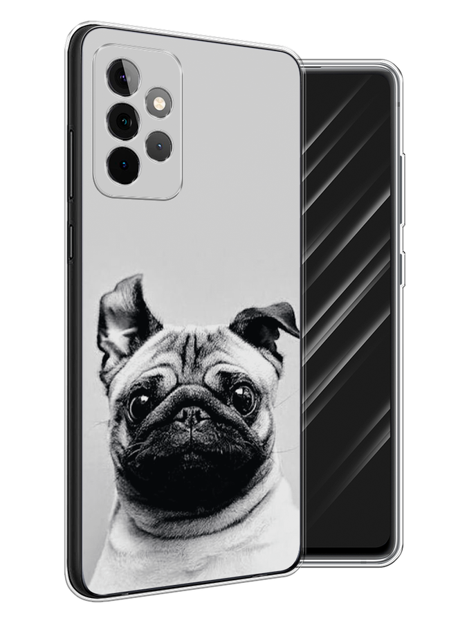 

Чехол Awog на Samsung Galaxy A72 / Самсунг A72 "Ушастый мопс", Разноцветный, 2101950-1