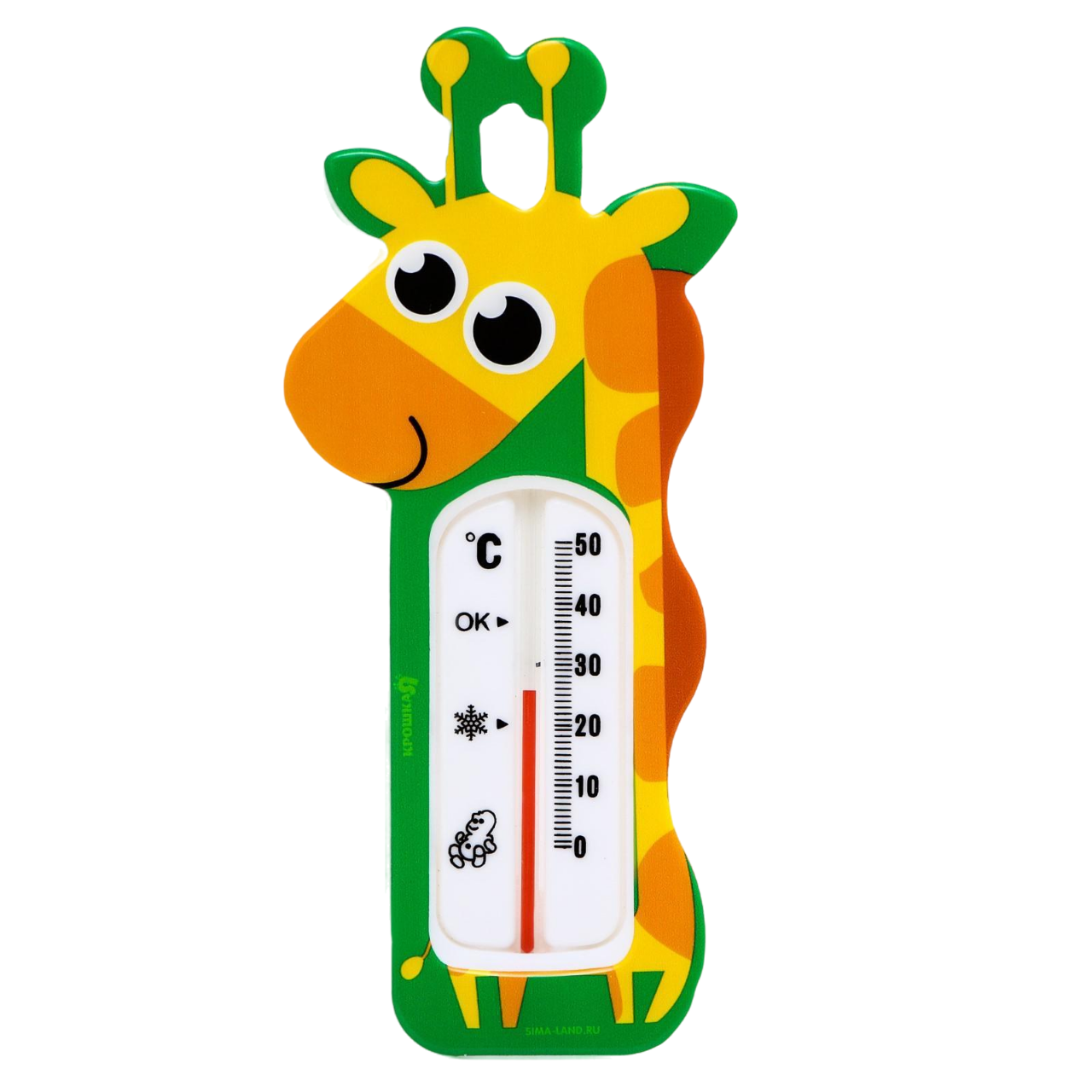фото Крошка я термометр для измерения температуры воды, детский «жирафик»