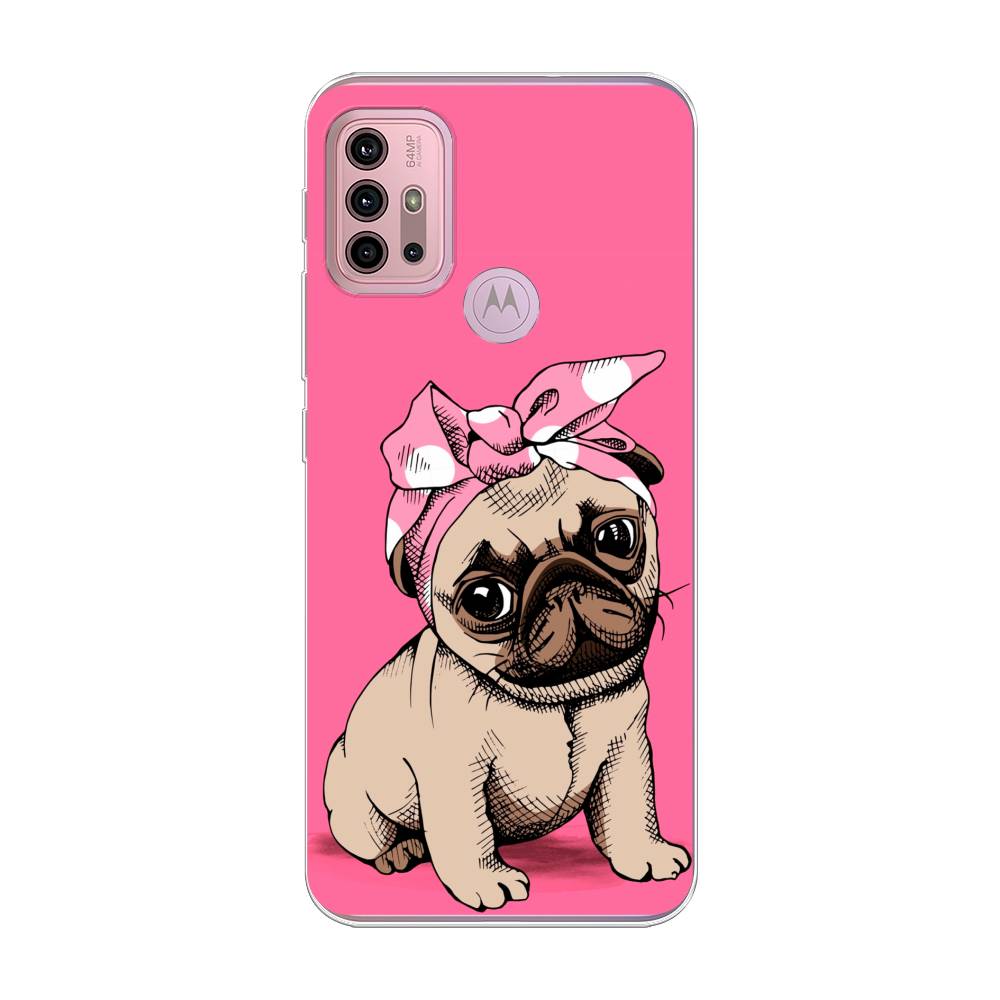 

Чехол Awog на Lenovo K13 Note/Motorola Moto G10/G20/G30 "Dog Pin-Up", Разноцветный, 242350-2