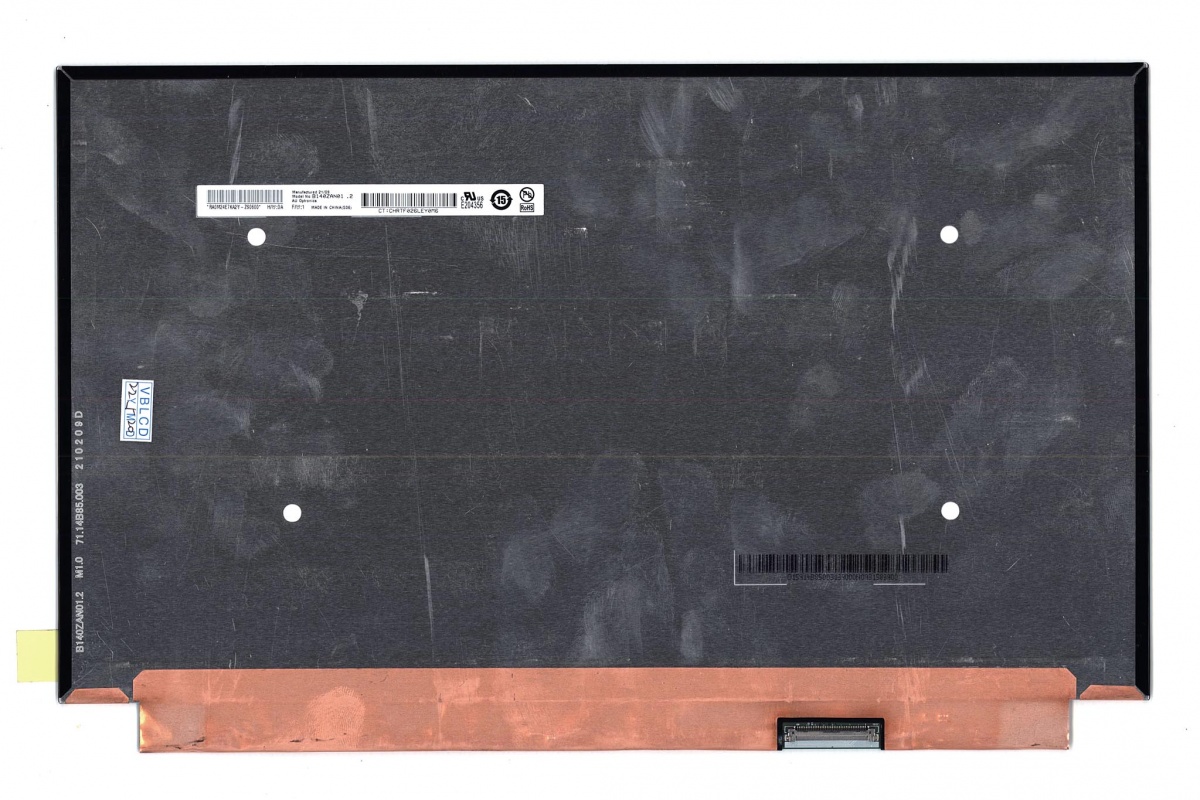 

Матрица OEM для ноутбука B140ZAN01.2 (100186137V), совместимая с p/n: B140ZAN01.2