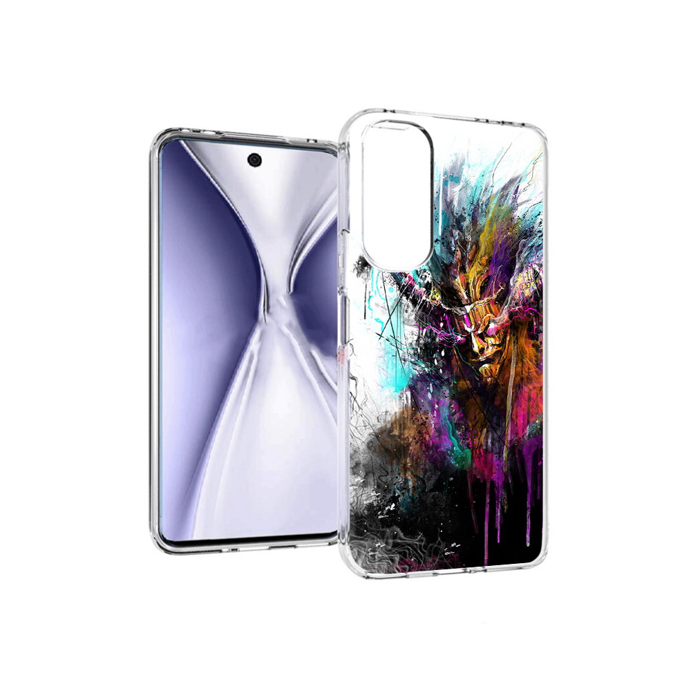 

Чехол MyPads Tocco для Huawei Honor X20 яркий дьявол, Прозрачный, Tocco