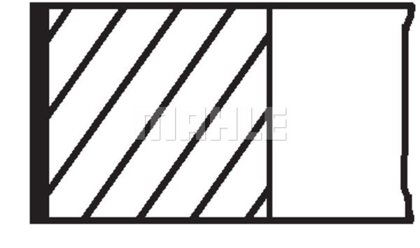 

Кольца Поршн. К-Т На 1 Цил. Mahle/Knecht 02954n3