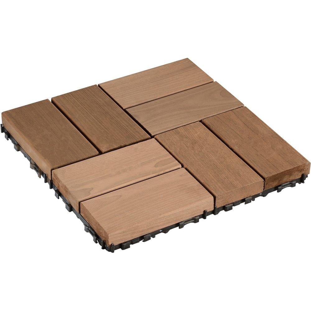 

Thermodecking Садовый паркет /термоберёза Т30 18x300x300 мм 6 шт. в упак. 4687202452422