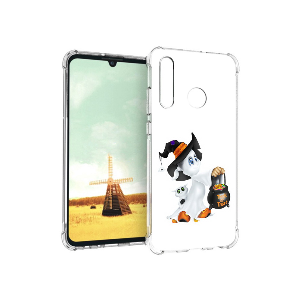 

Чехол MyPads Tocco для Huawei P Smart+ Маленький призрак, Прозрачный, Tocco