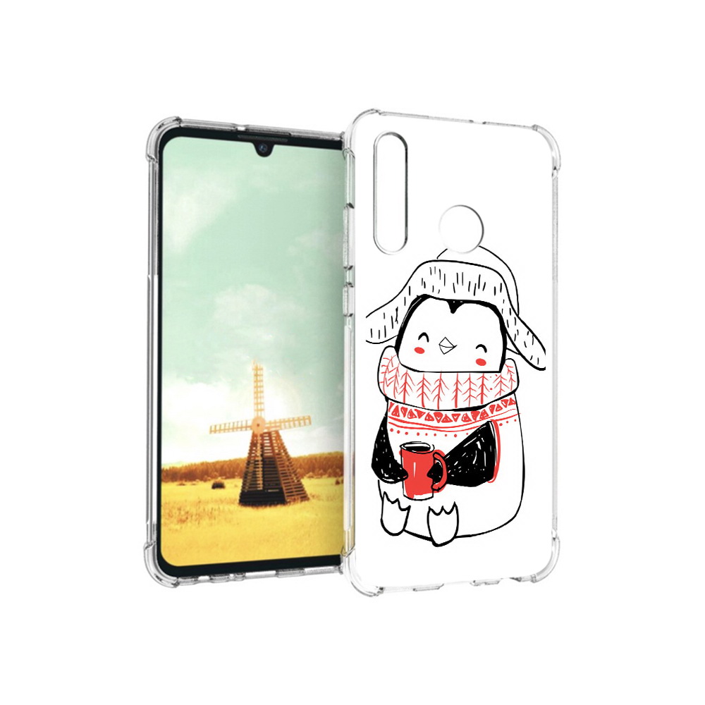 

Чехол MyPads Tocco для Huawei P Smart+ Милый пингвин, Прозрачный, Tocco